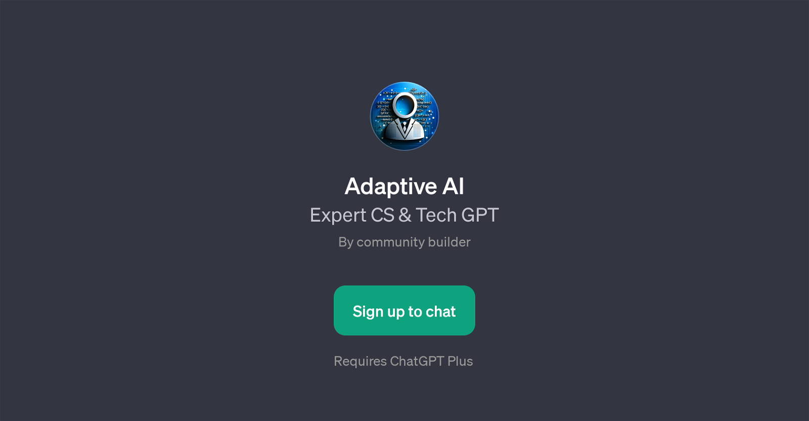 Adaptive AI website