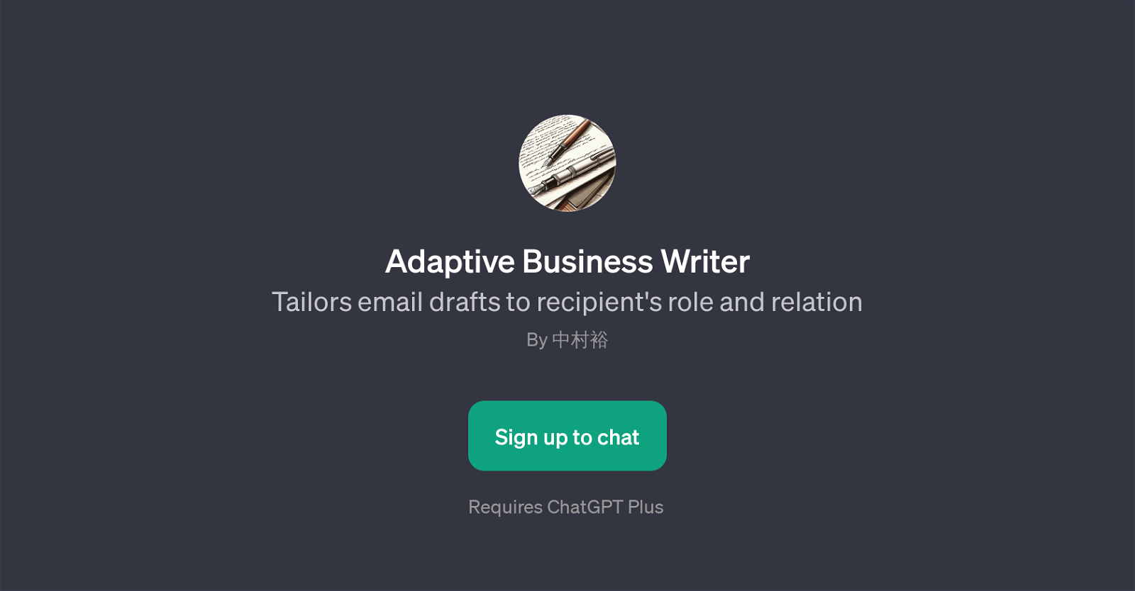 Adaptive Business Writer website