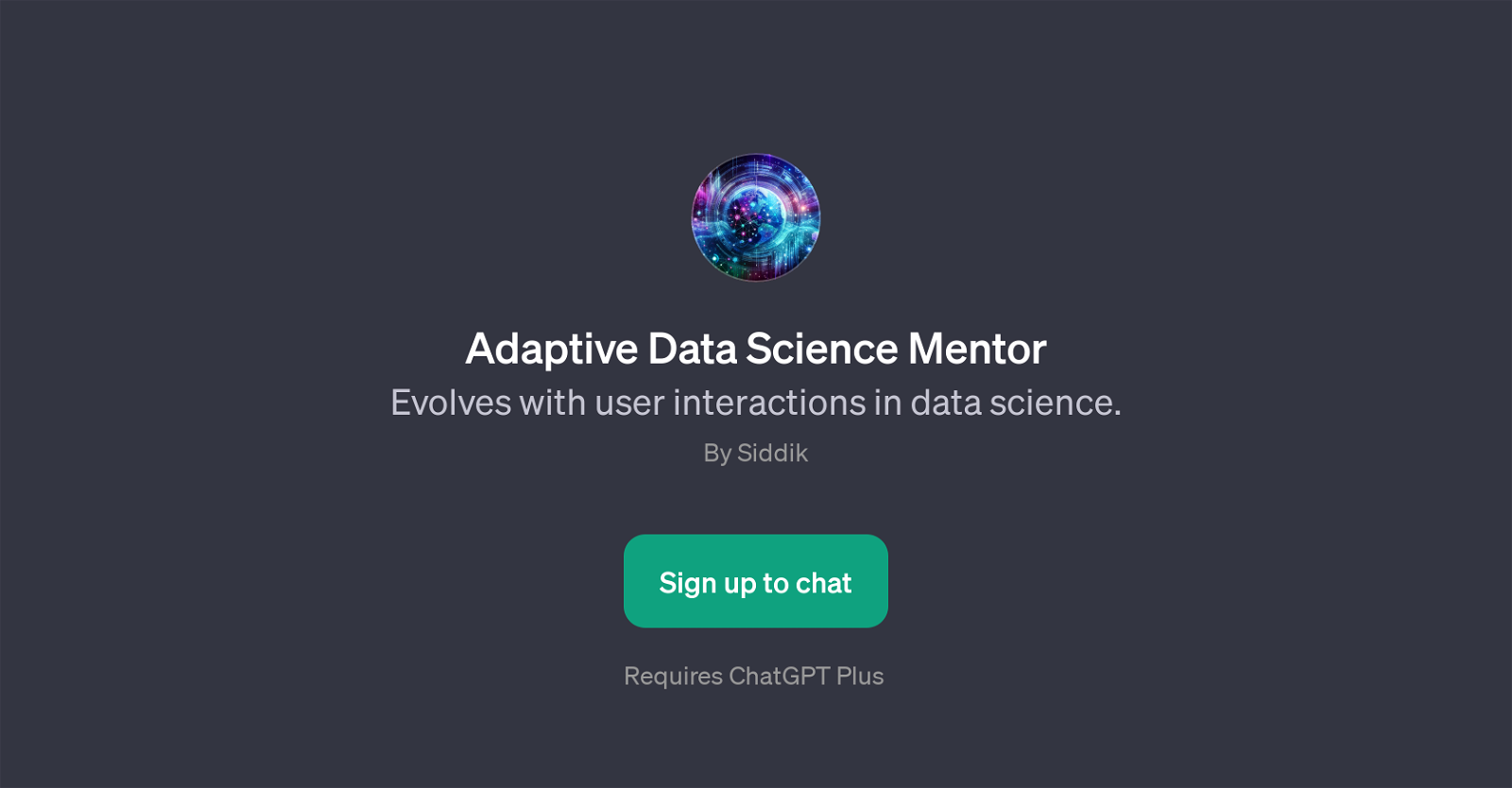Adaptive Data Science Mentor website