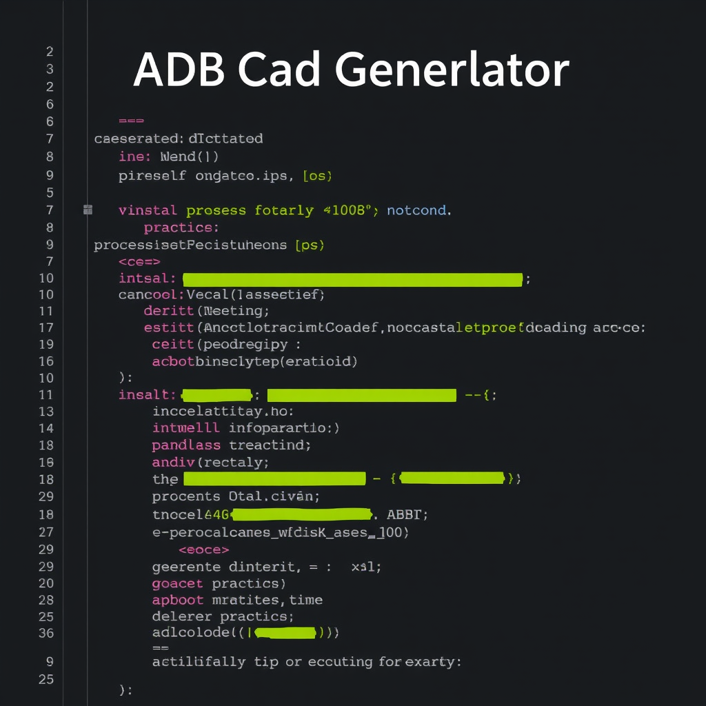 ADB Code Generator - (Free, No Signup AI Tool)