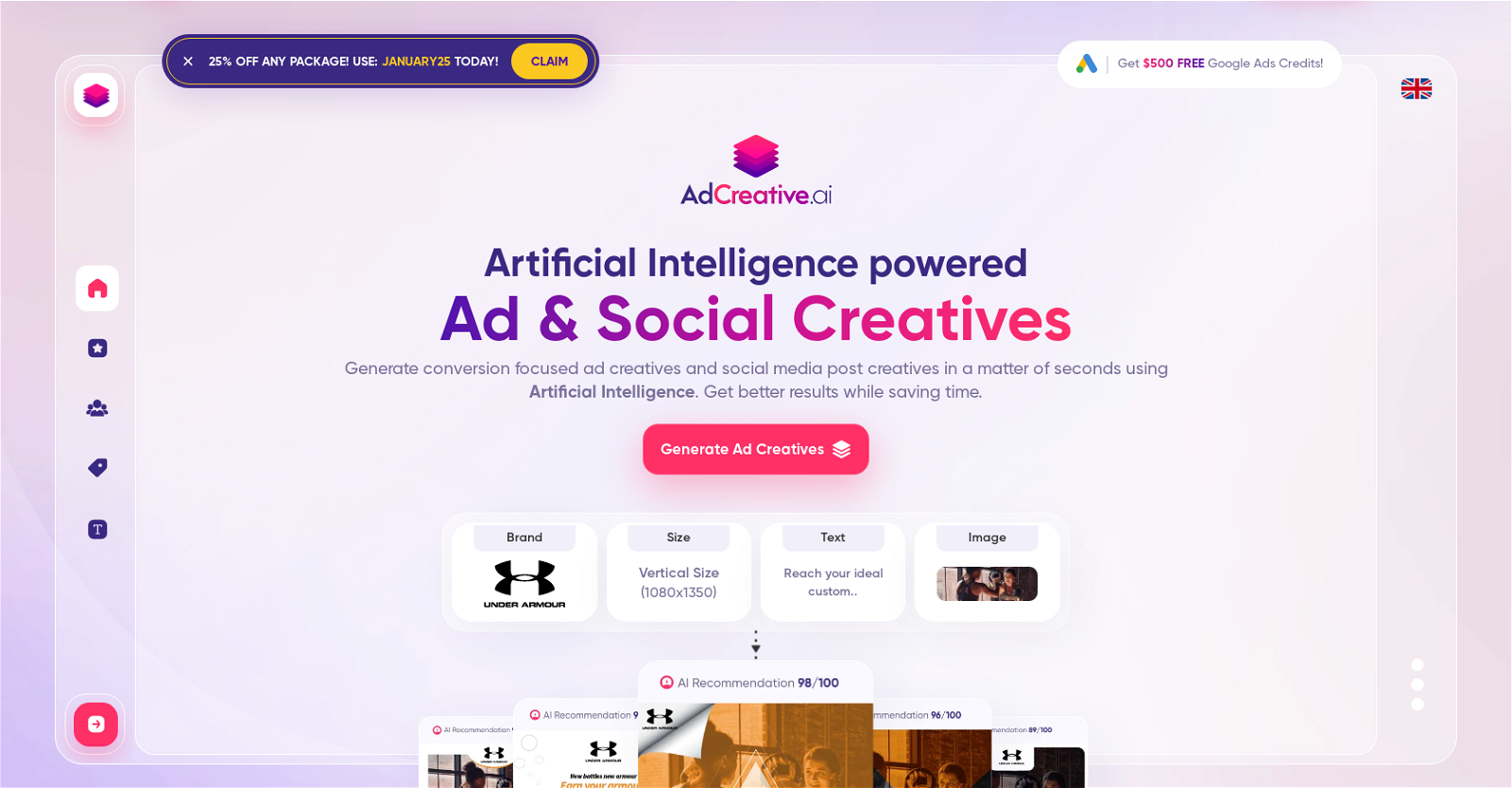 AdCreative website