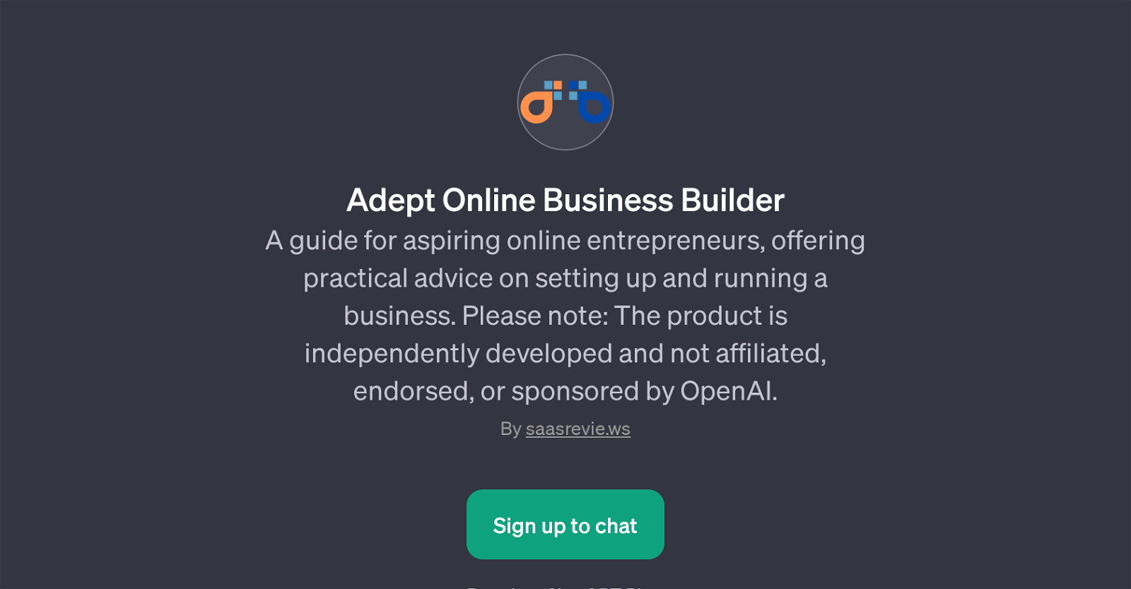 Adept Online Business Builder website