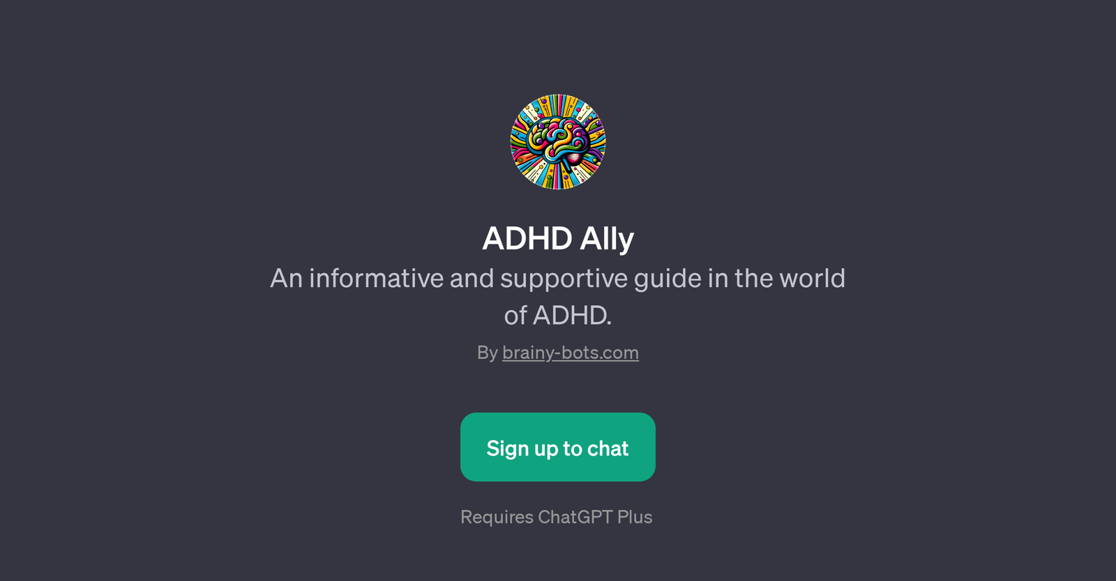 ADHD Ally website