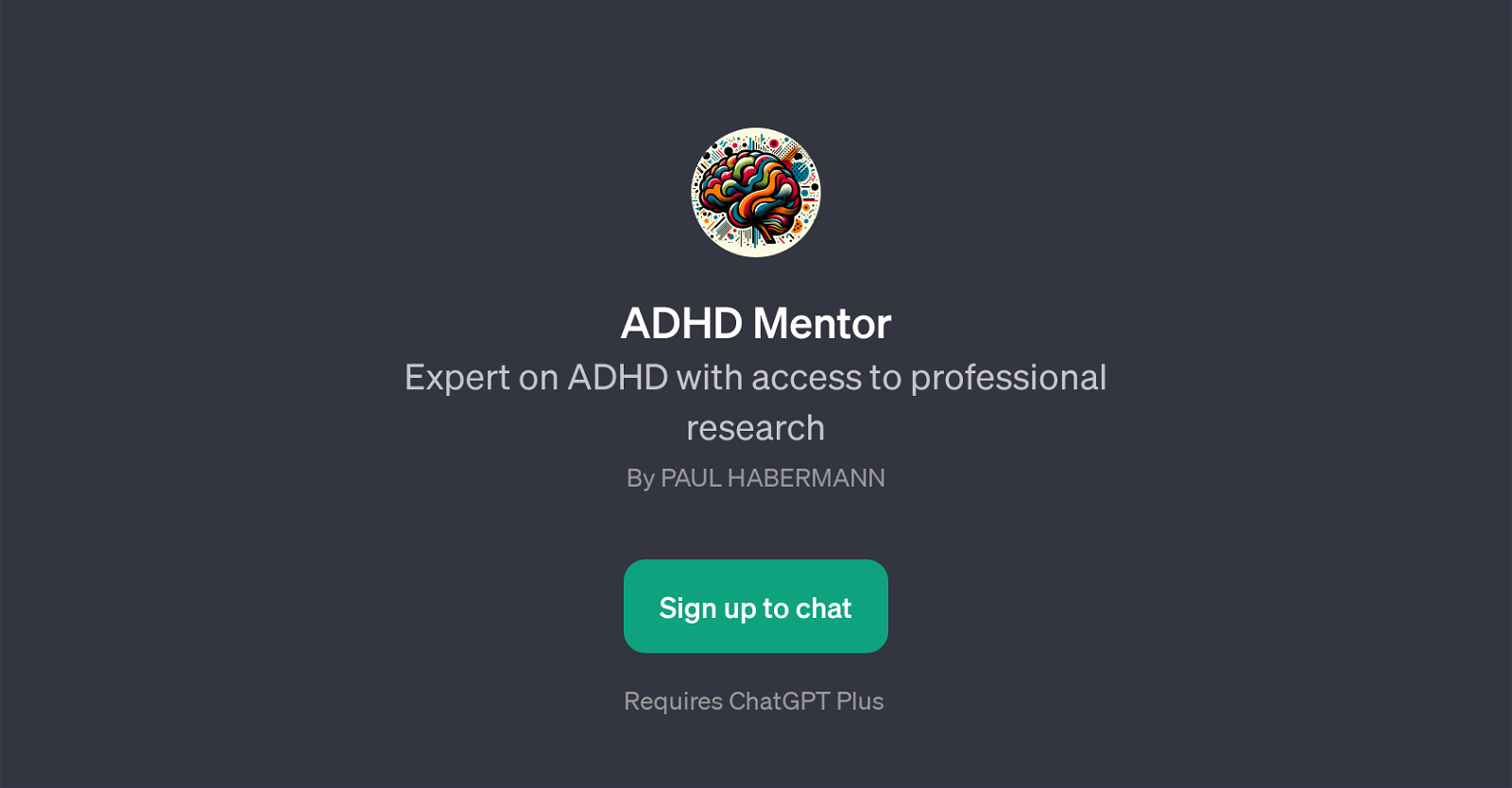 ADHD Mentor website