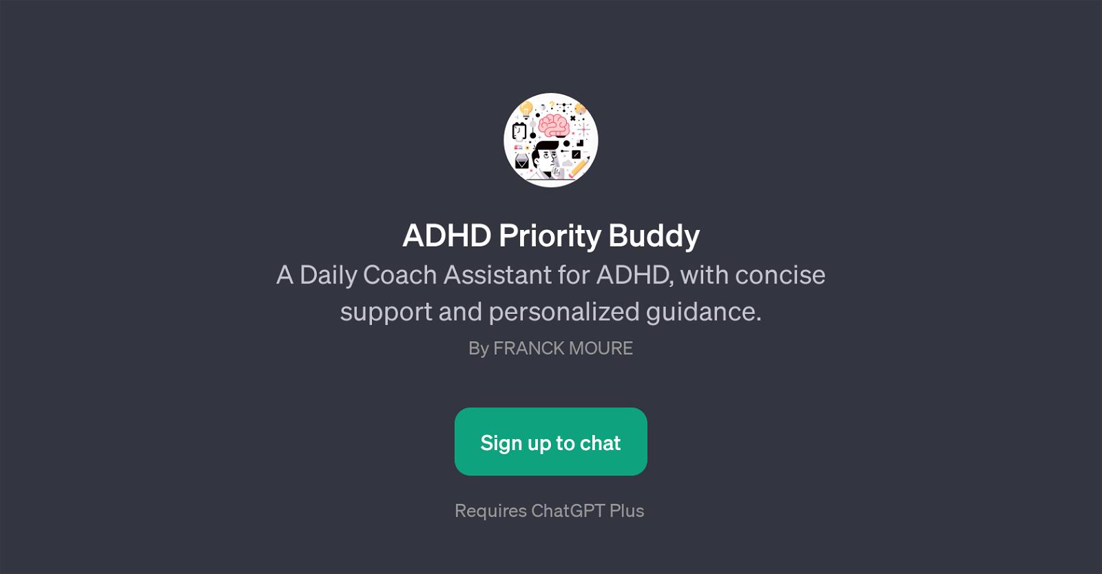 ADHD Priority Buddy website