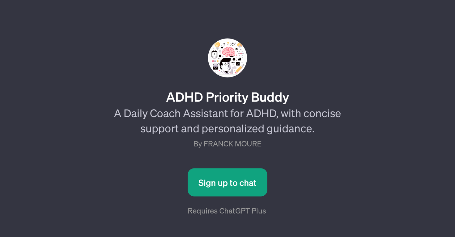 ADHD Priority Buddy website