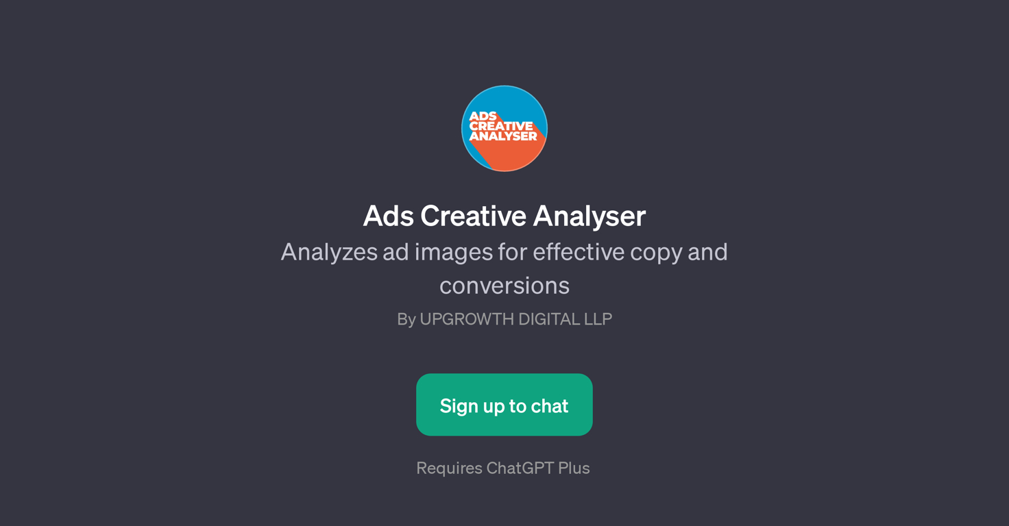 Ads Creative Analyser website