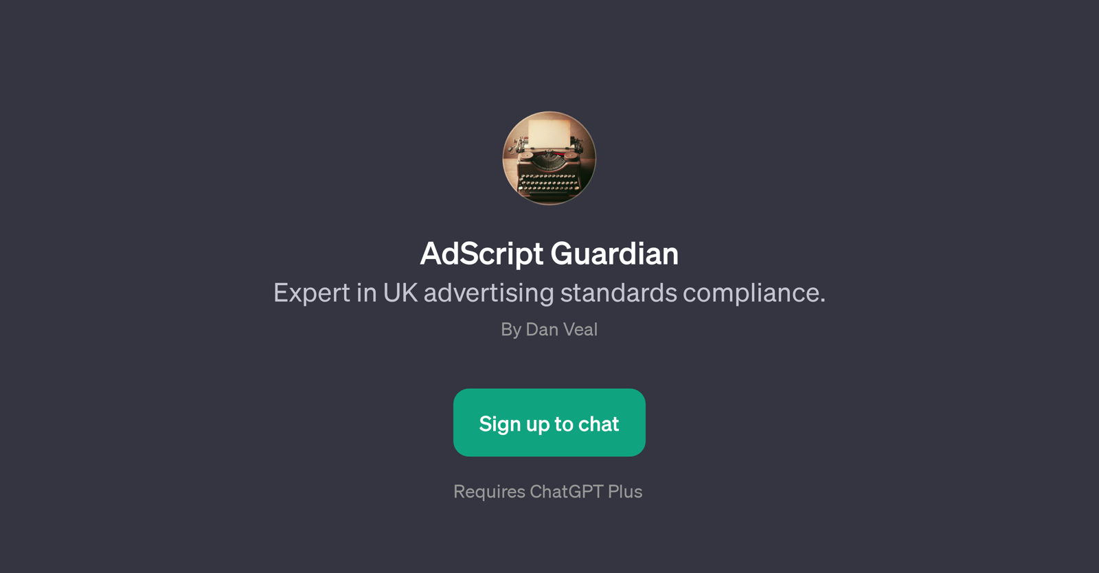 AdScript Guardian website