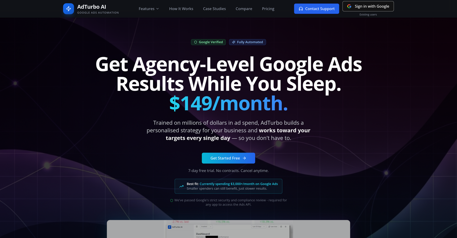 AdTurbo AI website