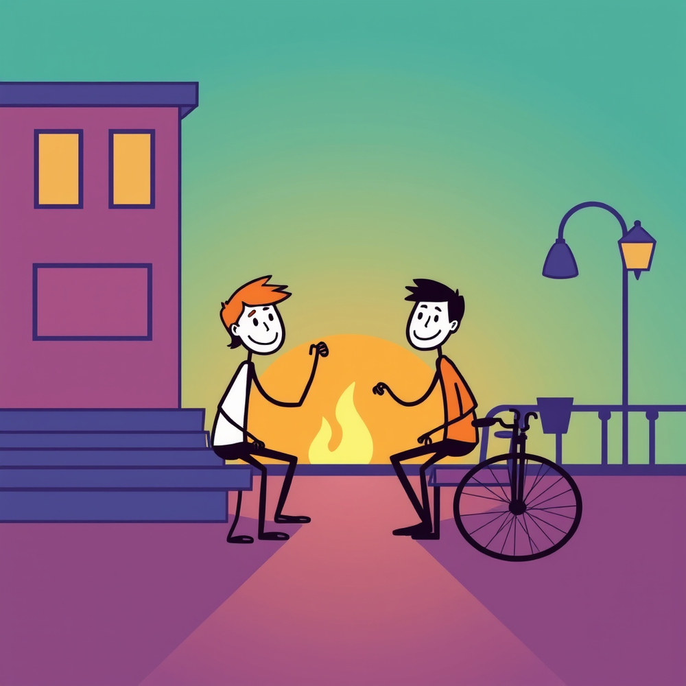 Stickman-style images Generator website