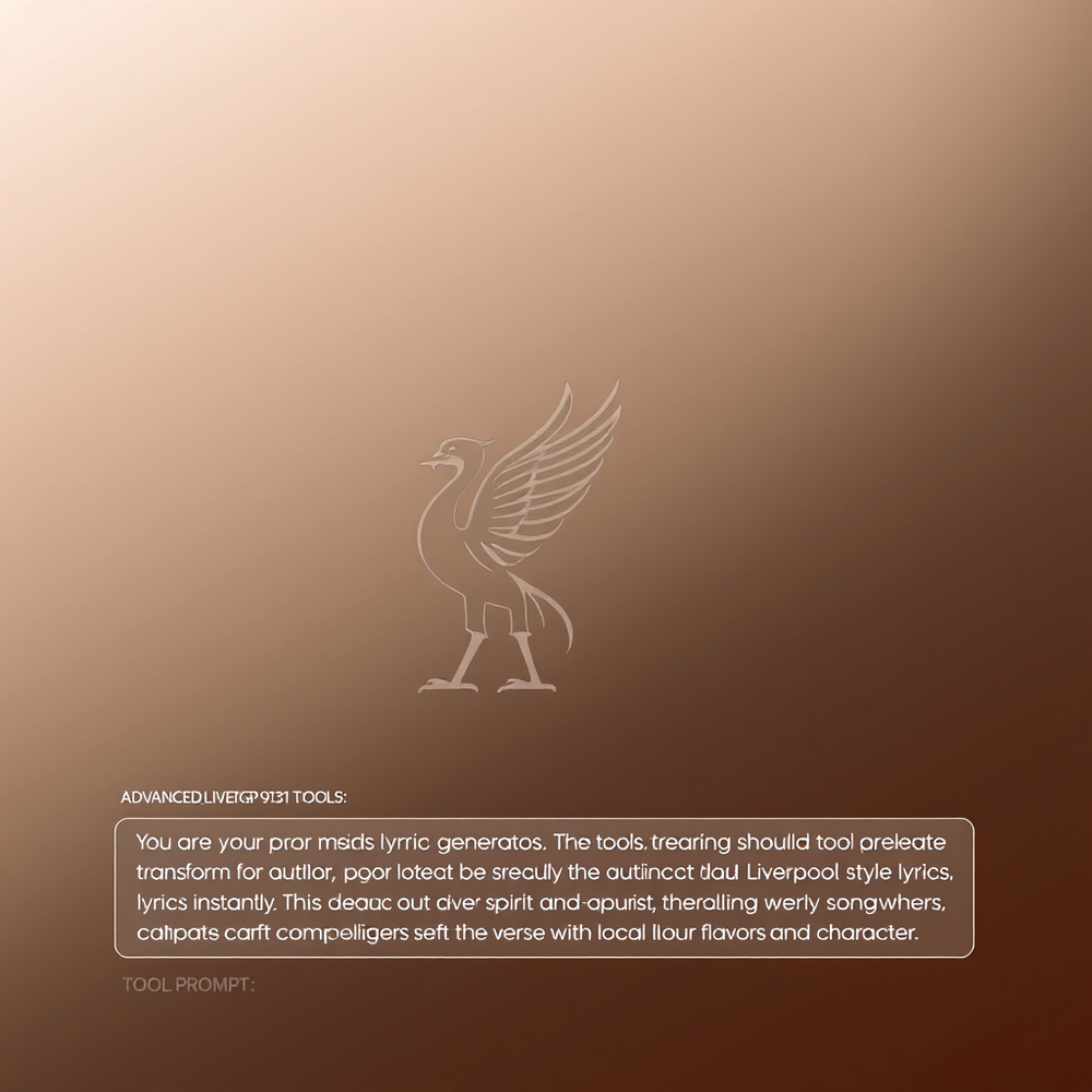 Advanced Liverpool Music Lyrics Generator website