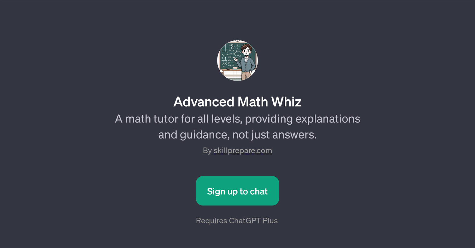 Advanced Math Whiz website