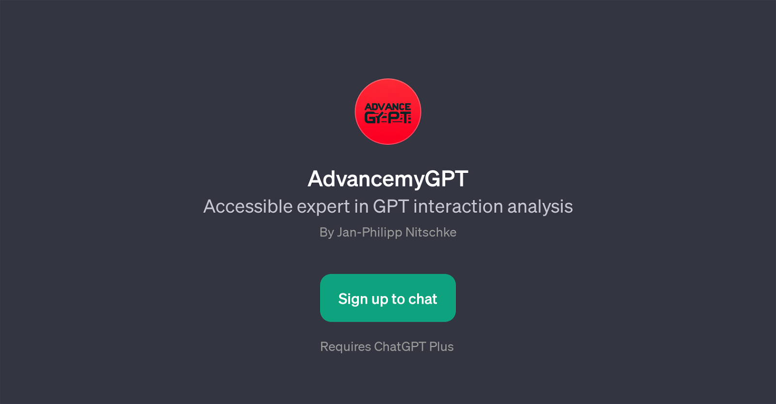 AdvancemyGPT website