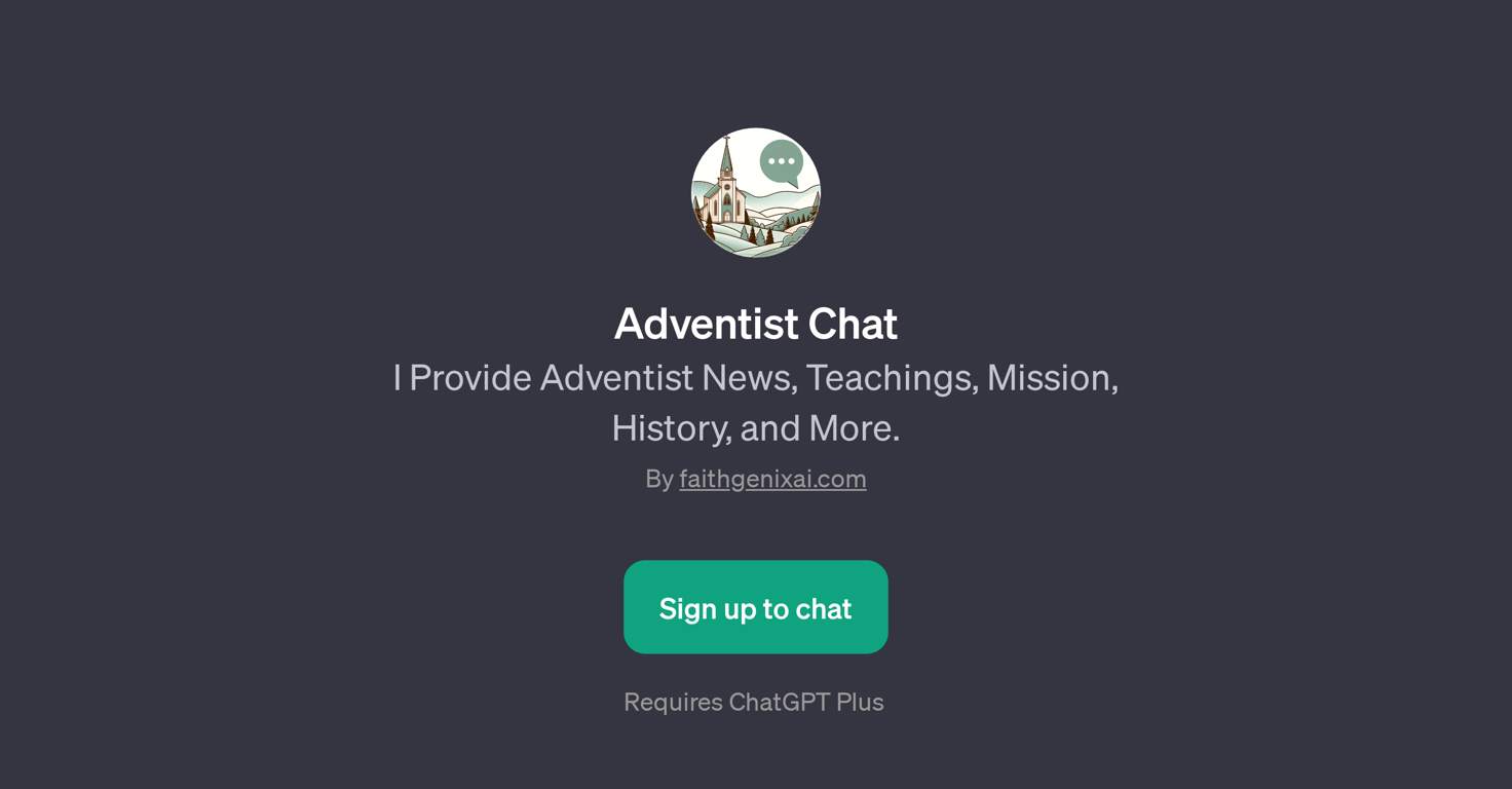Adventist Chat website