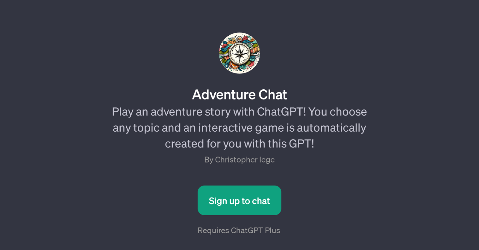 Adventure Chat website