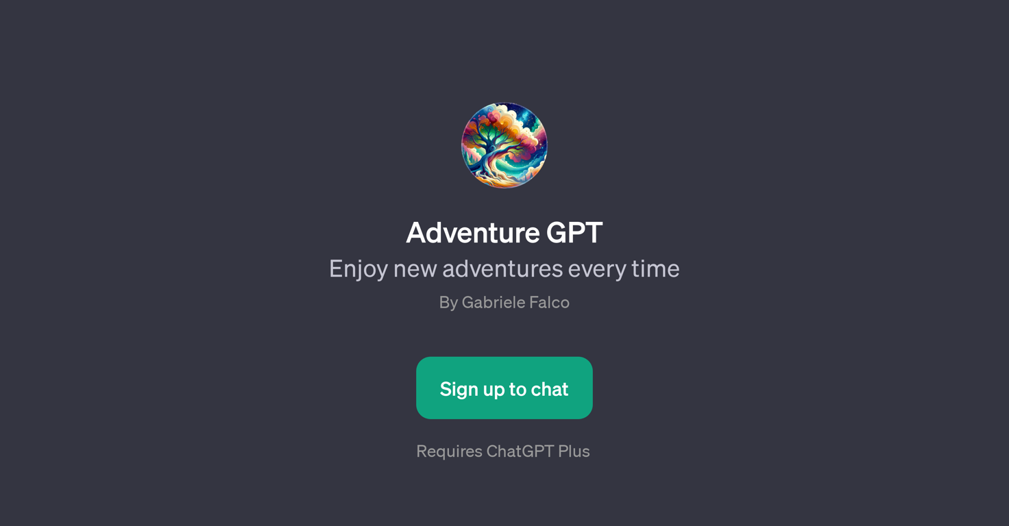 Adventure GPT website