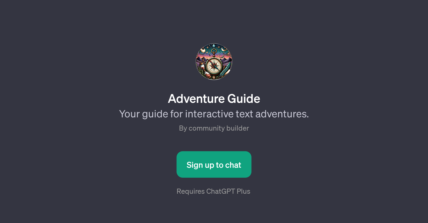 Adventure Guide website