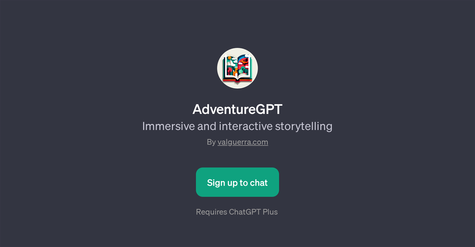 AdventureGPT website