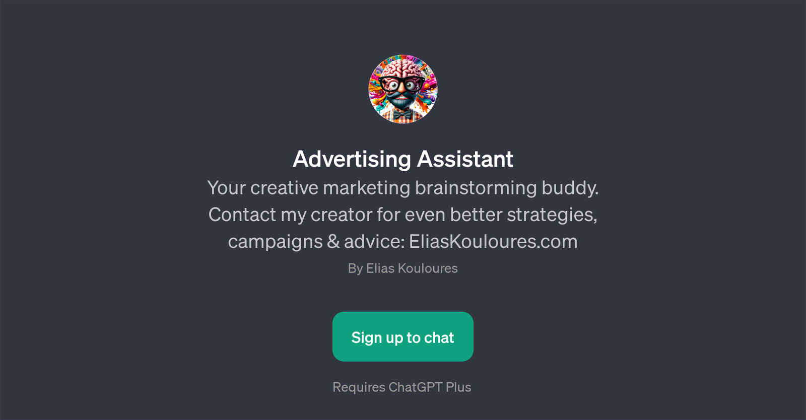 Advertising Assistant website