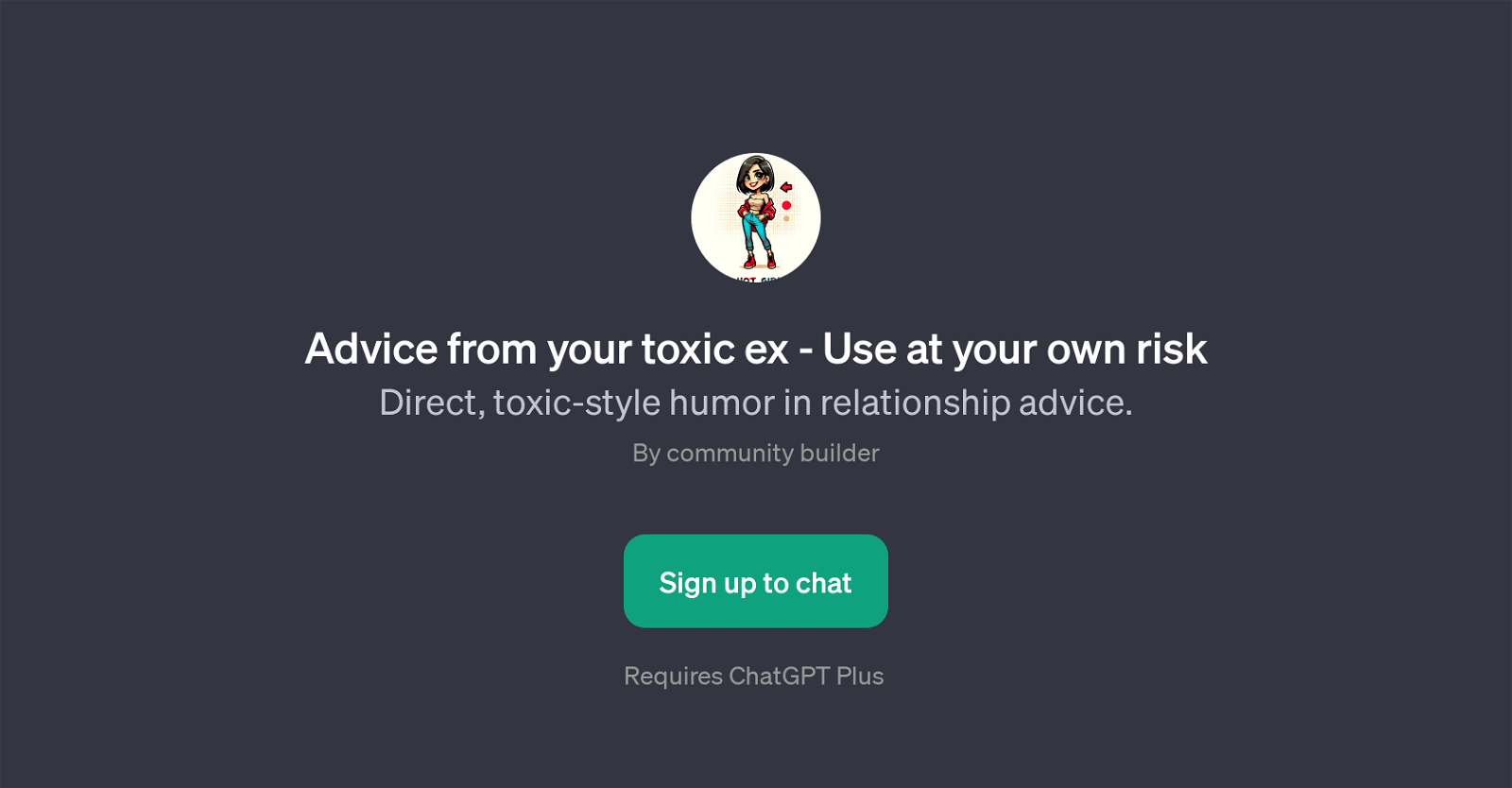 Advice from your toxic ex website