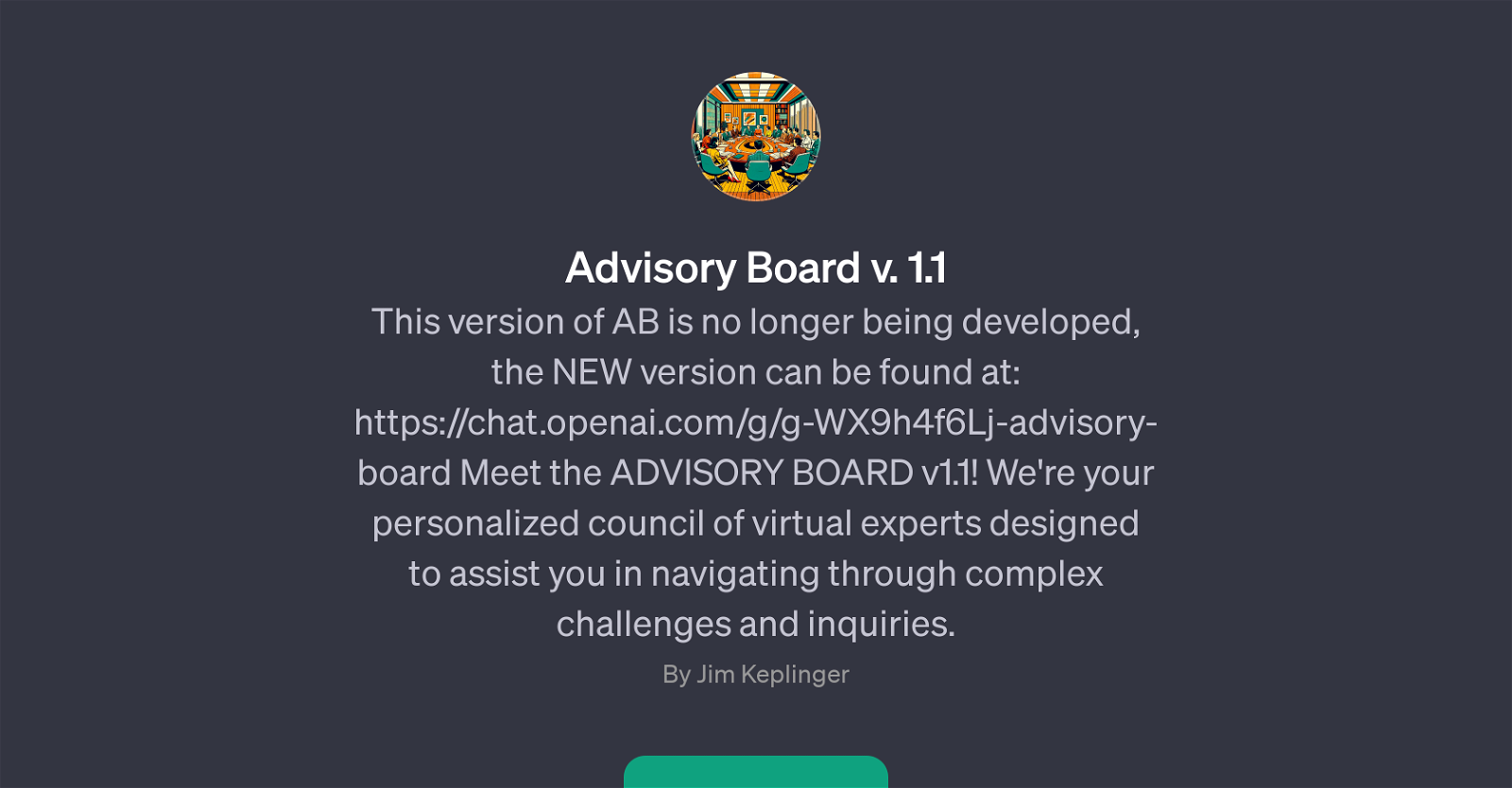 Advisory Board v1.1 website