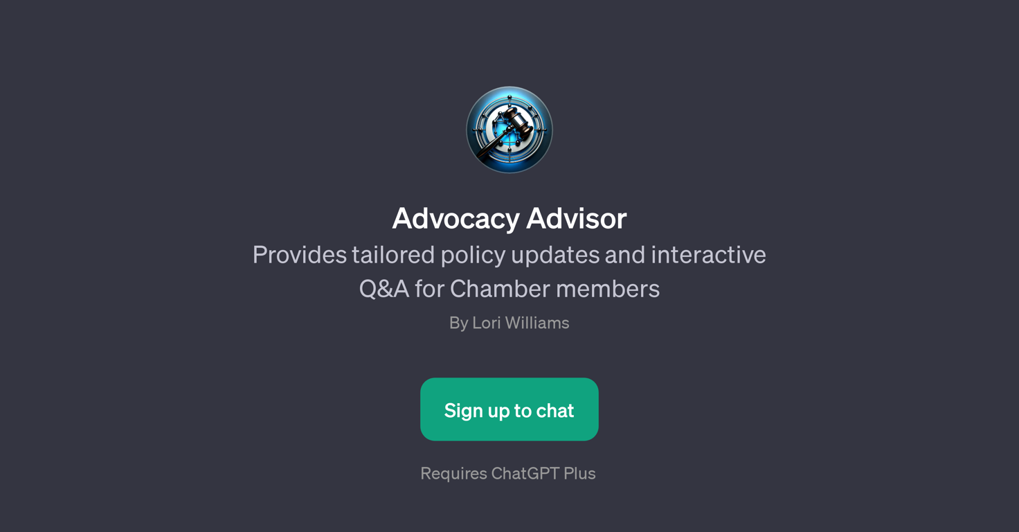 Advocacy Advisor website