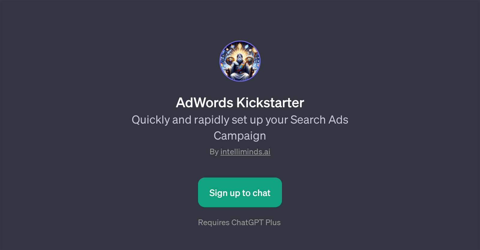 AdWords Kickstarter website