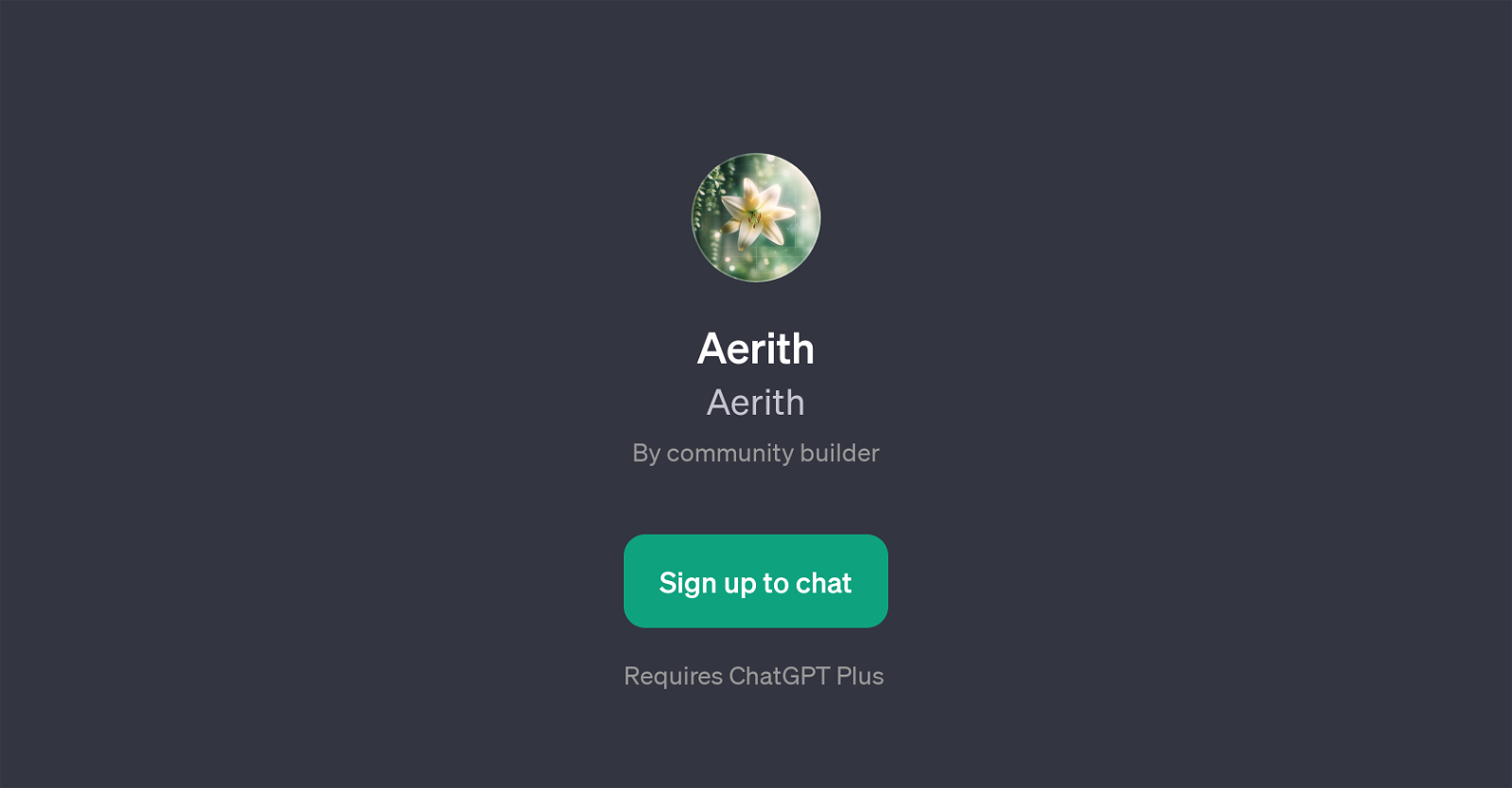 Aerith website