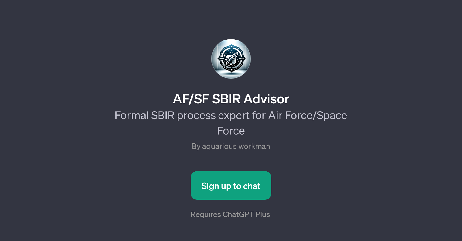 AF/SF SBIR Advisor website