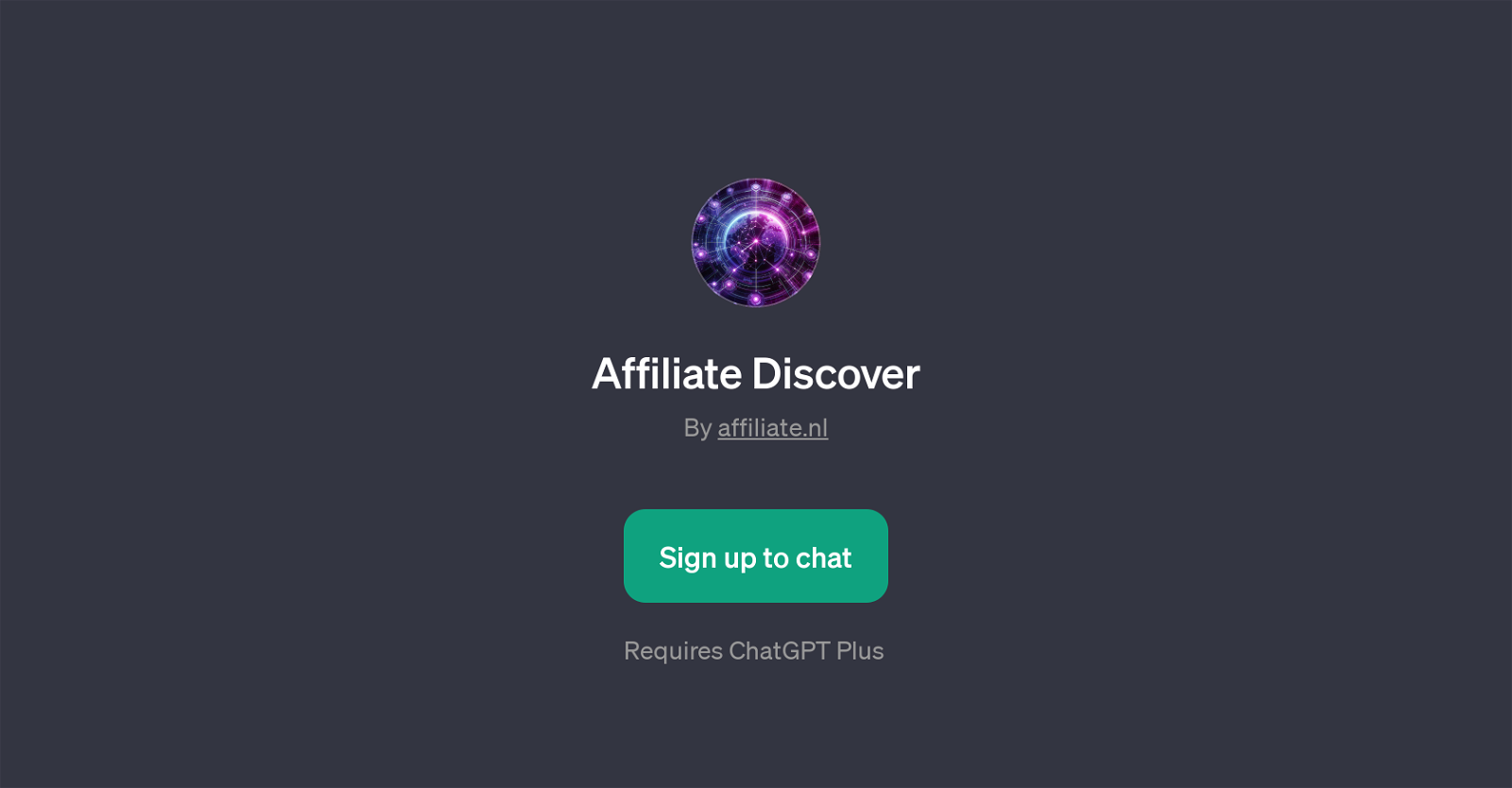 Affiliate Discover website