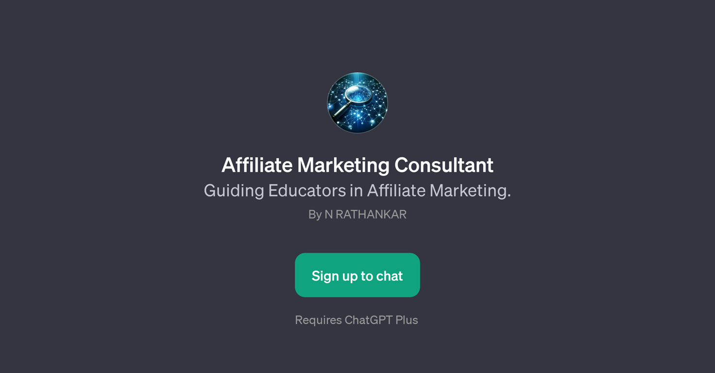 Affiliate Marketing Consultant GPT website