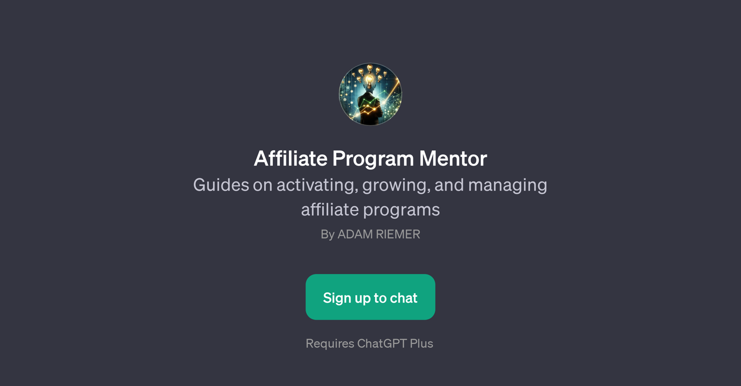 Affiliate Program Mentor website