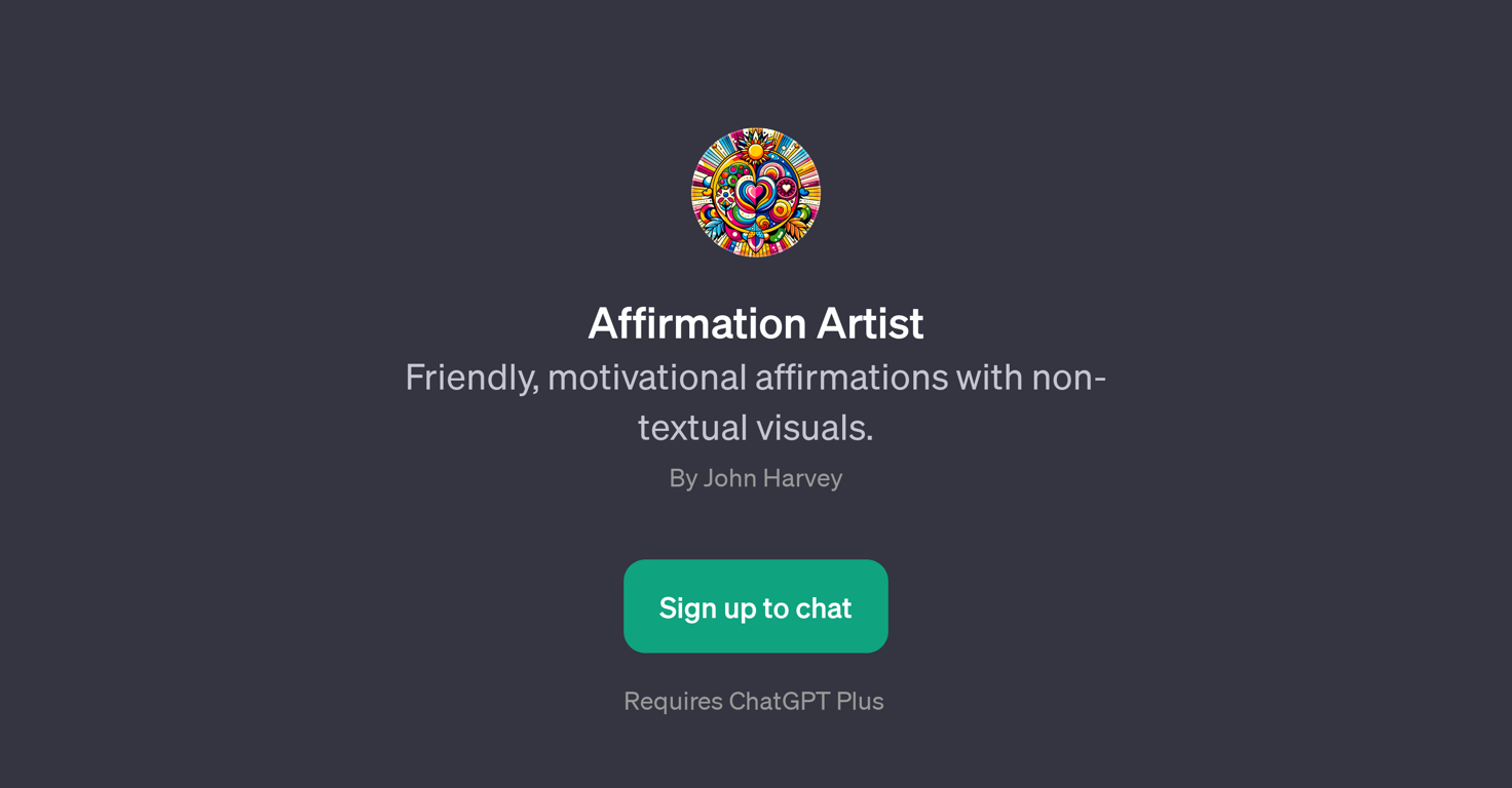 Affirmation Artist website