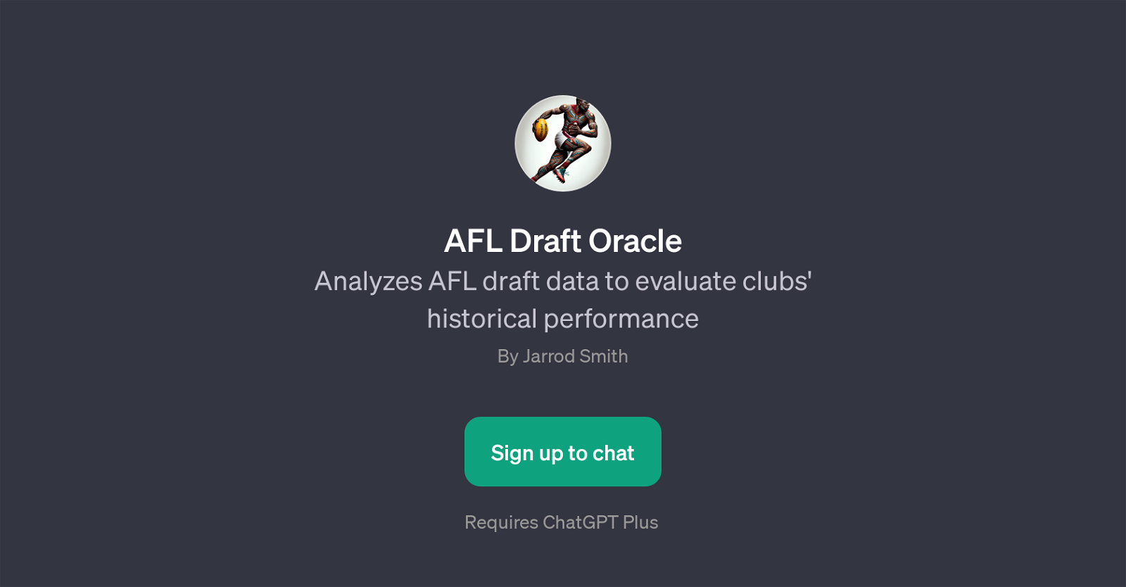 AFL Draft Oracle website