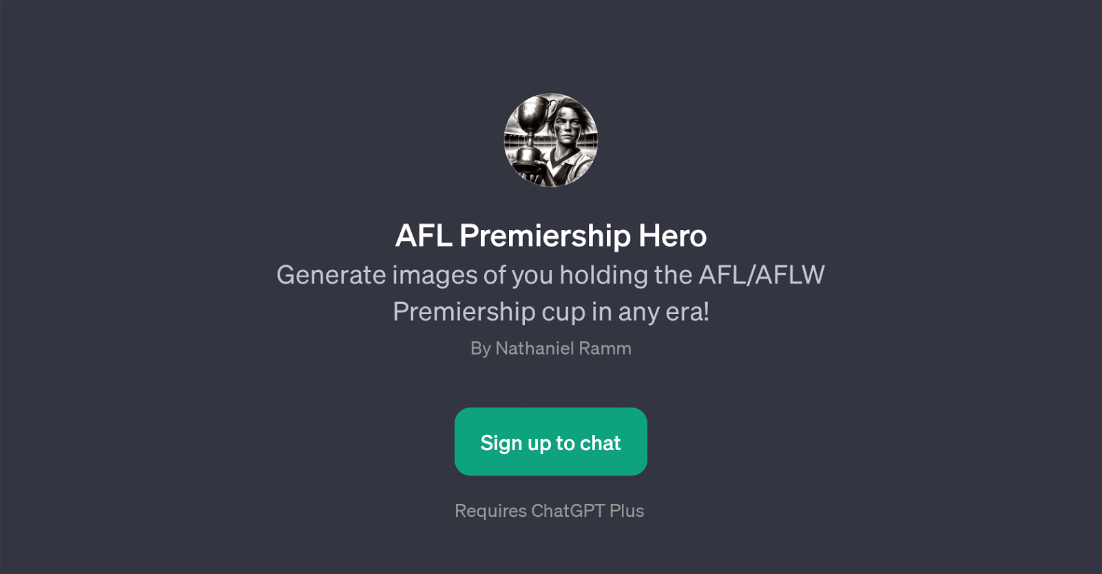 AFL Premiership Hero website