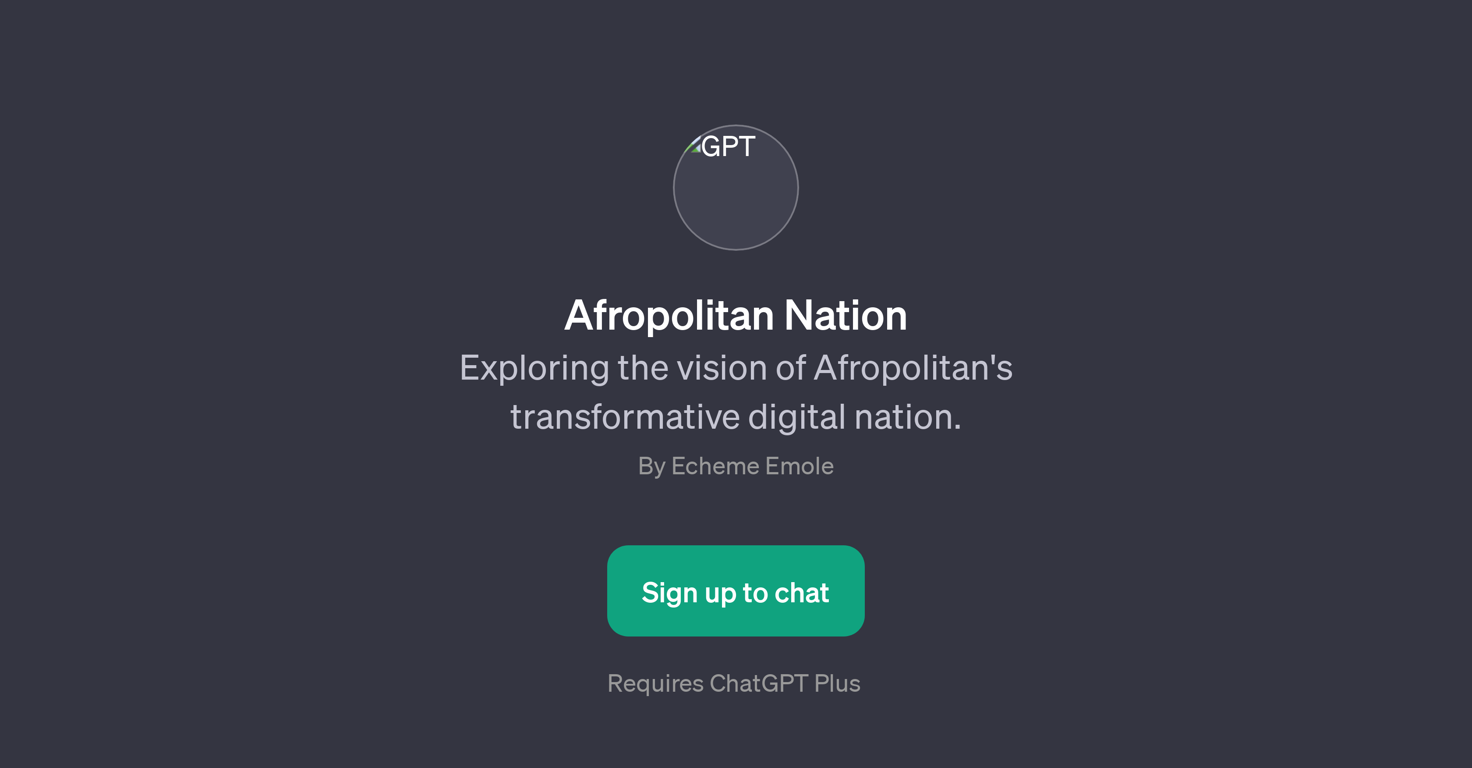 Afropolitan Nation website