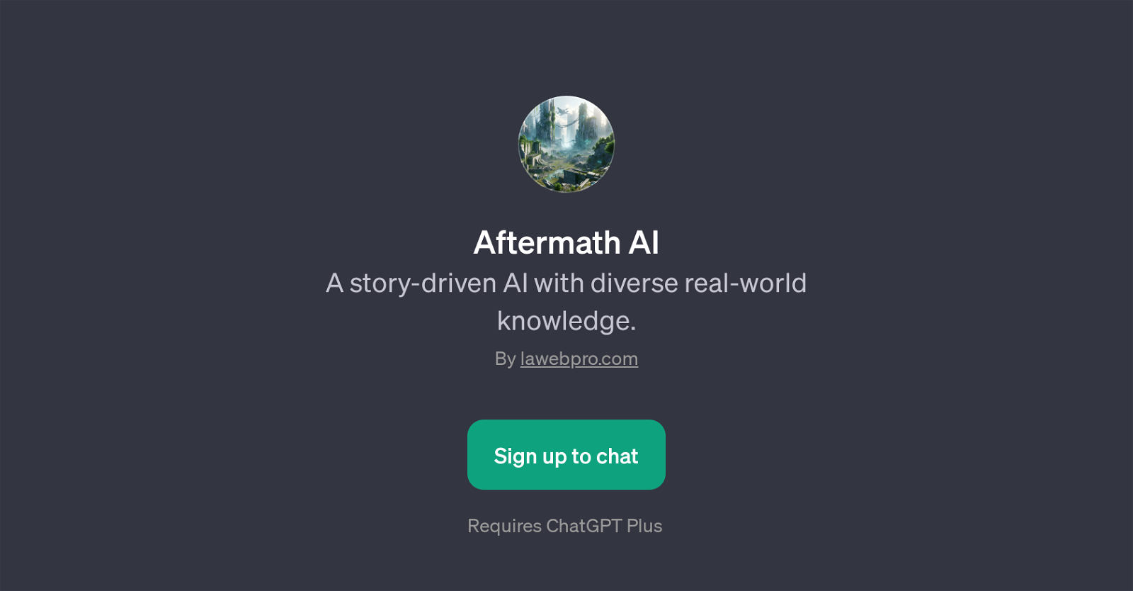 Aftermath AI website