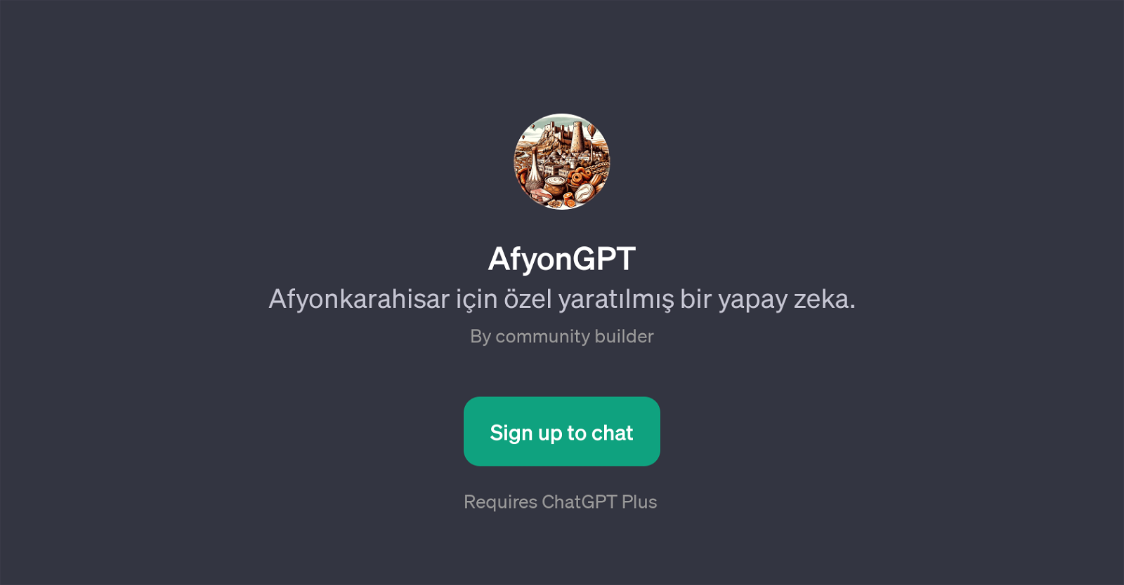 AfyonGPT website