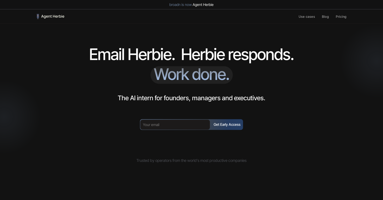 Agent Herbie website