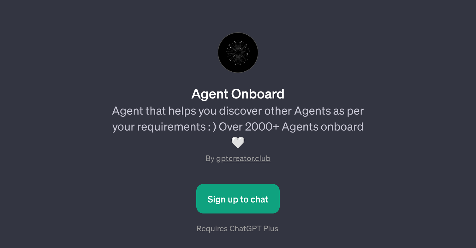 Agent Onboard website