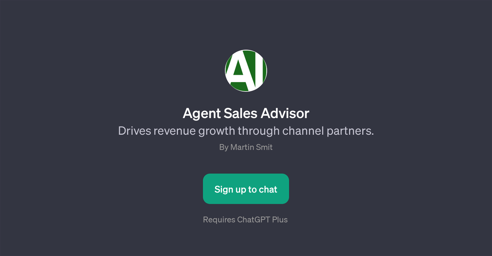 Agent Sales Advisor website