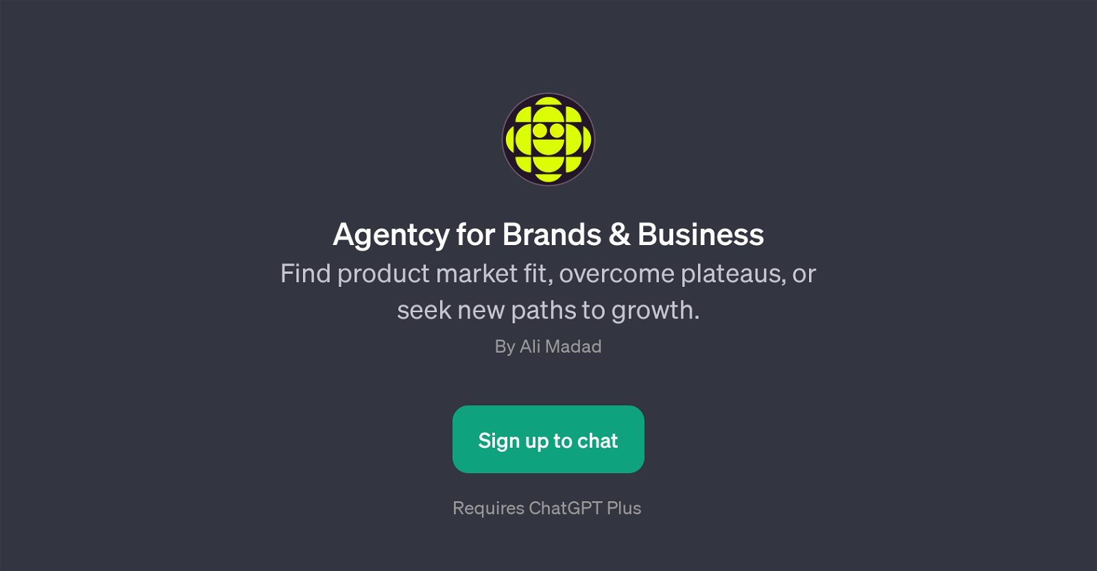 Agentcy for Brands & Business GPT website