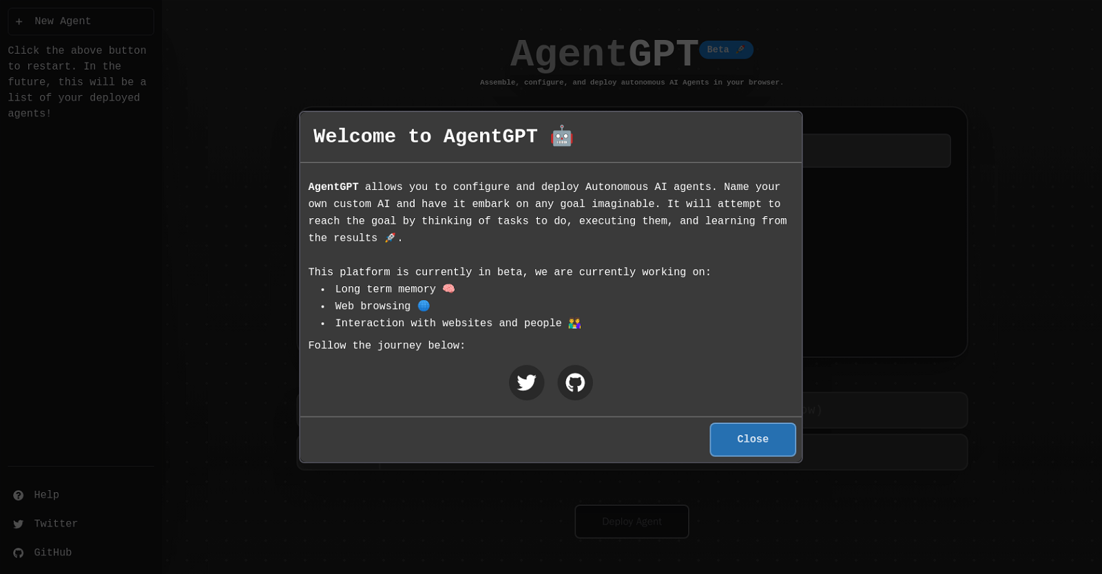 Agentgpt website
