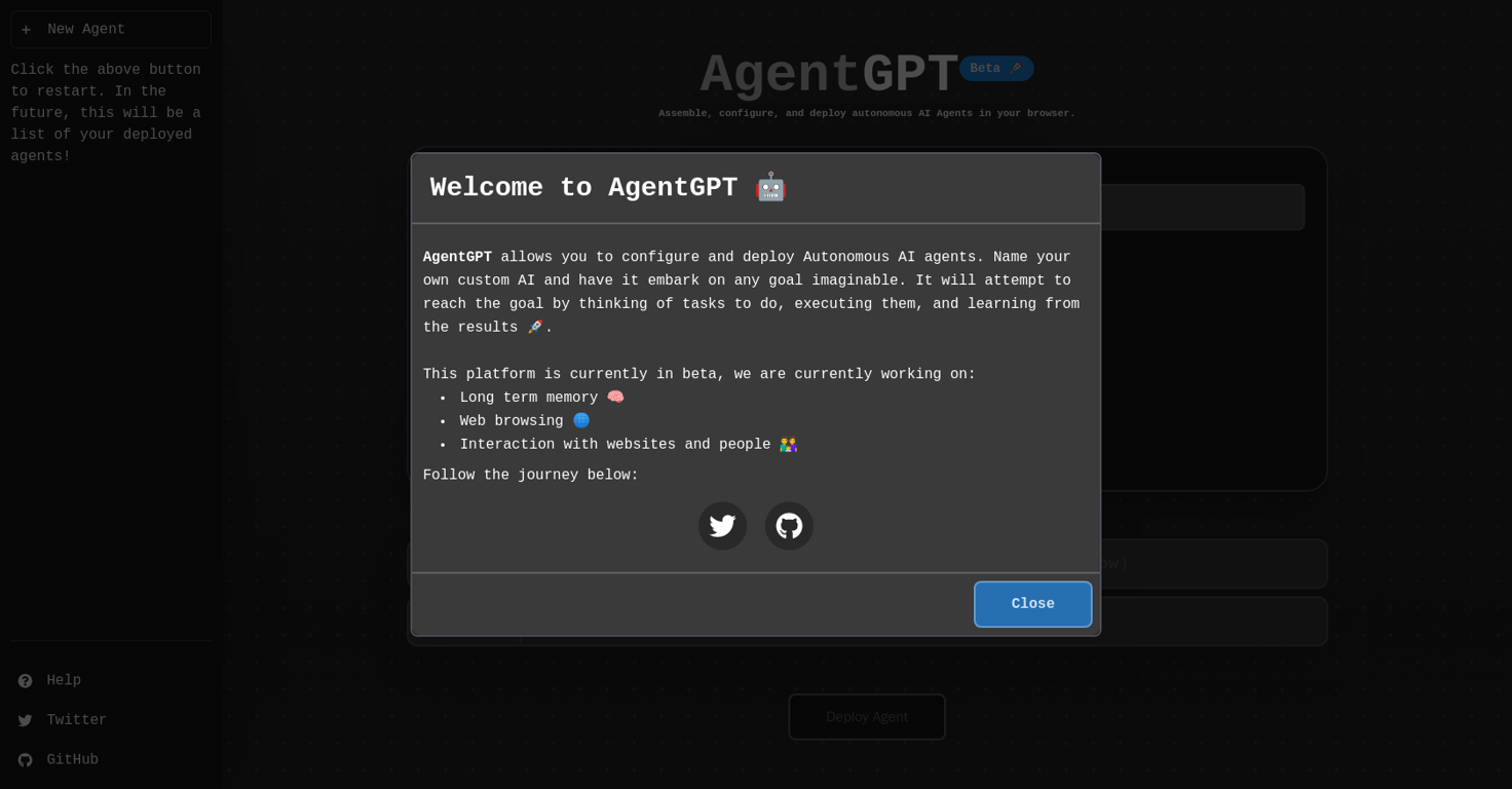 Agentgpt website
