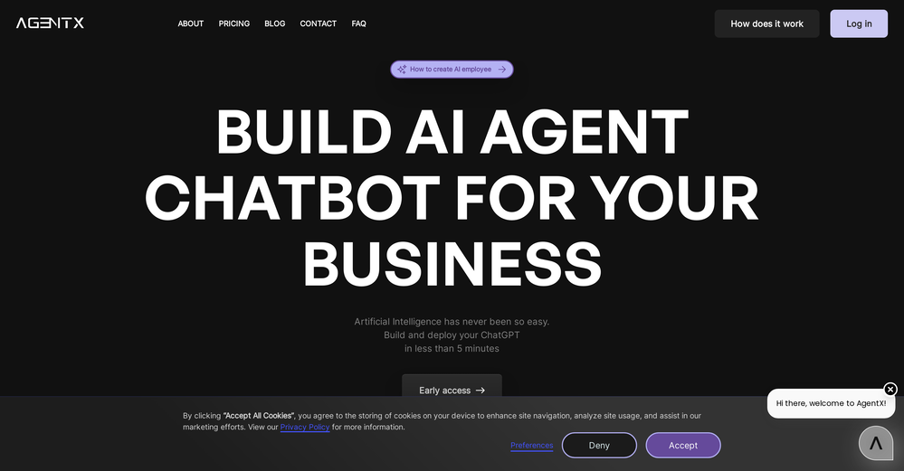 AgentX website