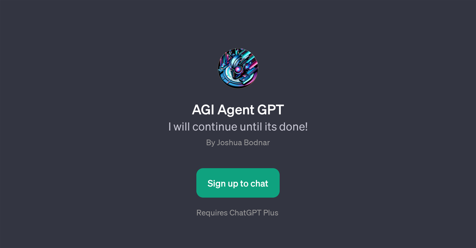 AGI Agent GPT website