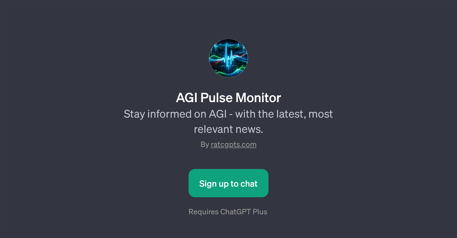 AGI Pulse Monitor website