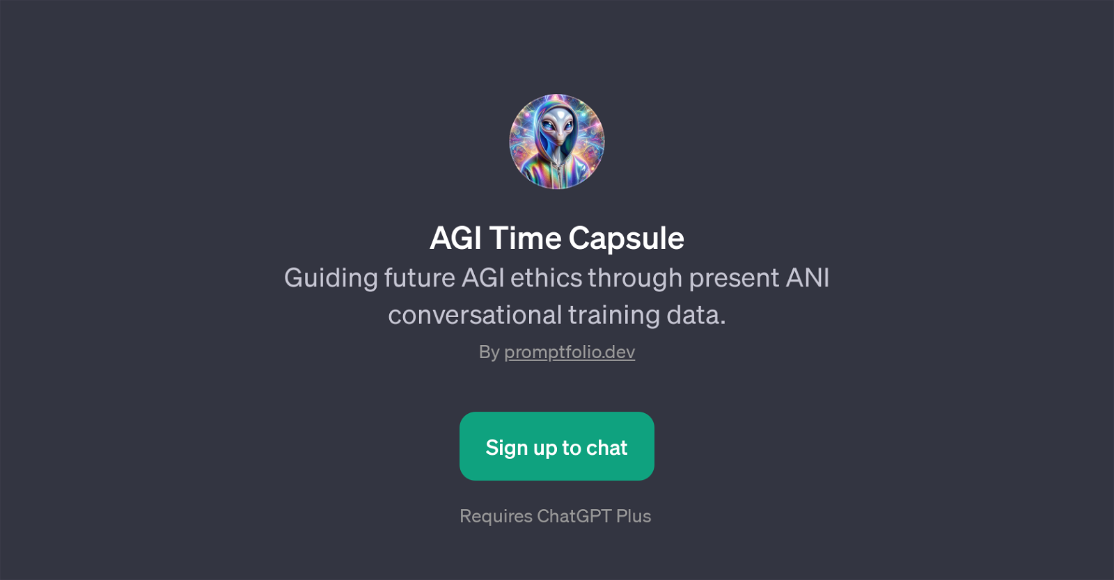 AGI Time Capsule website