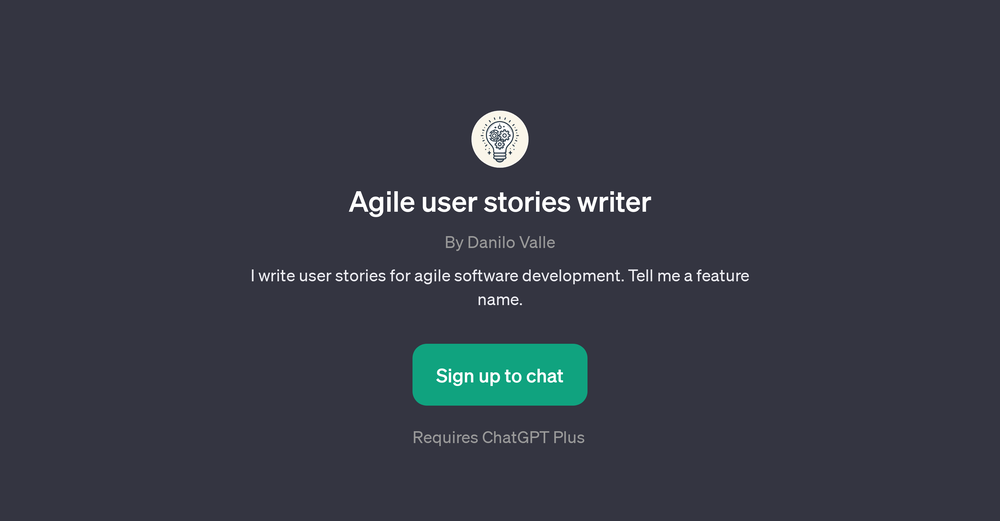 Agile User Stories Writer website