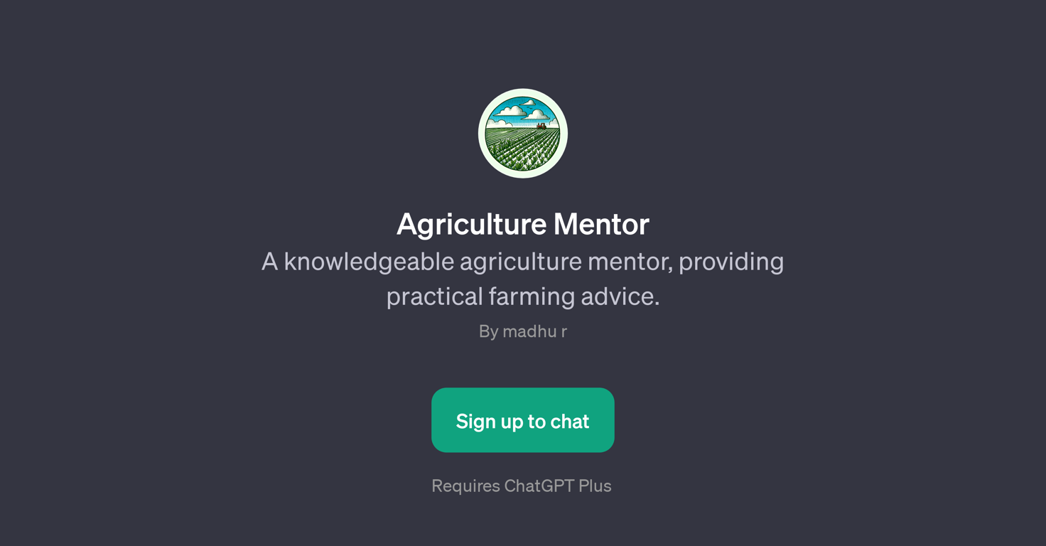 Agriculture Mentor website